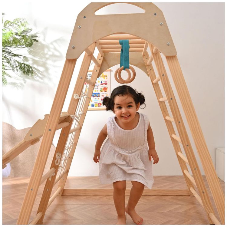 Playground-OLLIKIVI-Parquinho-Indoor-Jungle-Gym-Brinquedo-Imagem-4