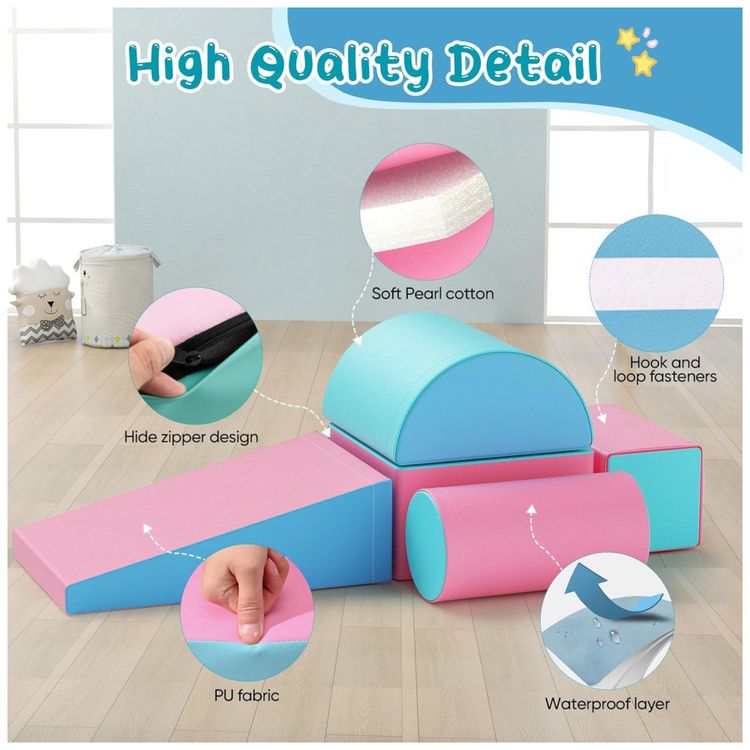 Blocos-de-Espuma-Lischwert-Soft-Play-5-Pecas-de-Escalada-e-Imagem-1