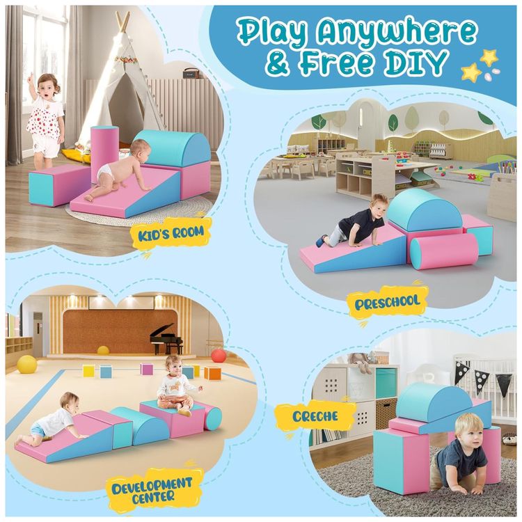 Blocos-de-Espuma-Lischwert-Soft-Play-5-Pecas-de-Escalada-e-Imagem-2