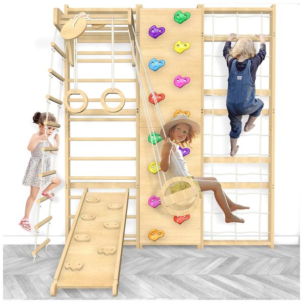 Kit-de-Treino-Completo-para-Casa-com-Escada-de-3m-Balanco-Imagem-0