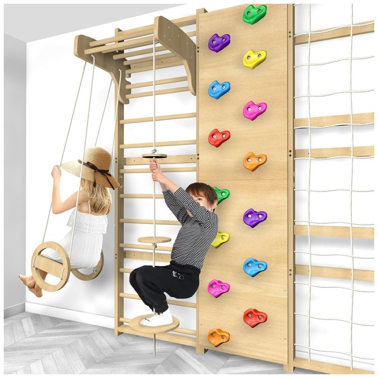 Kit-de-Treino-Completo-para-Casa-com-Escada-de-3m-Balanco-Imagem-3