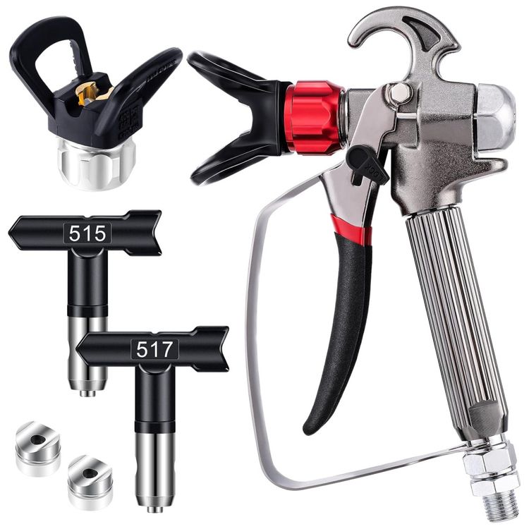 Pistola-de-Pintura-Airless--Kit-com-5-Pecas-Pressao-de-Imagem-0