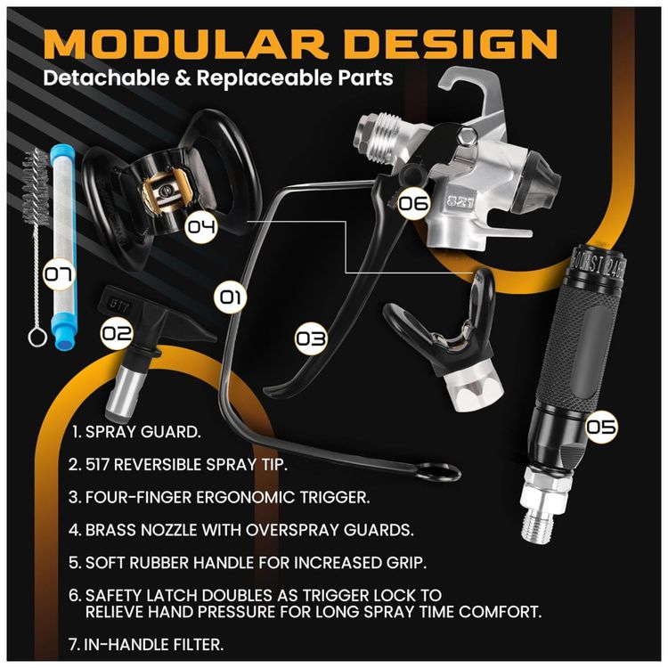 Pistola-de-Pintura-Airless-Premium-Modelo-821-Alta-Pressao-Imagem-2