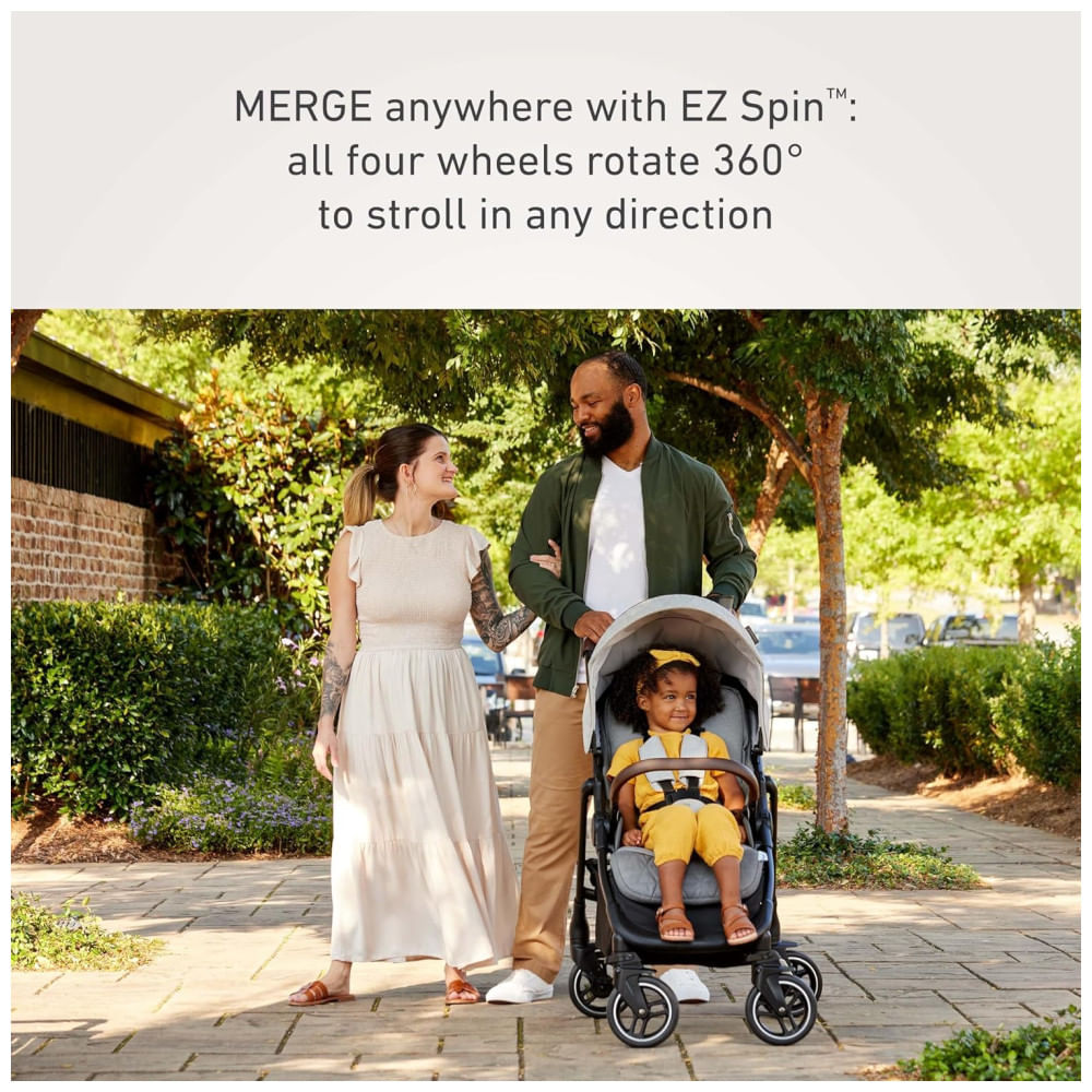 Sistema de Viagem Graco Premier Merge, Carrinho de Bebê + Cadeirinha, Movimento Versátil e Confortável
