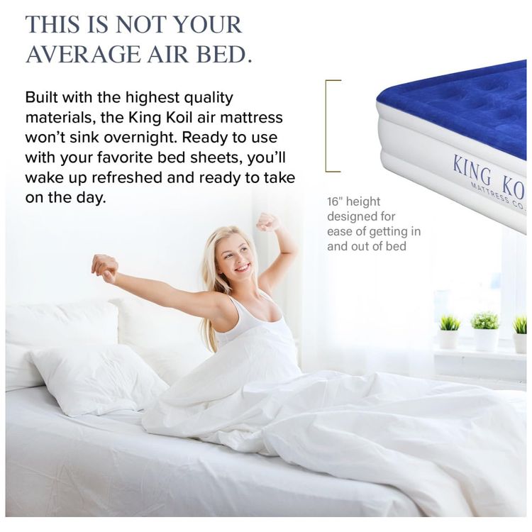 Colchao-de-Ar-King-Koil-Luxo-com-Pillow-Top-Plush-Queen-e-Imagem-1