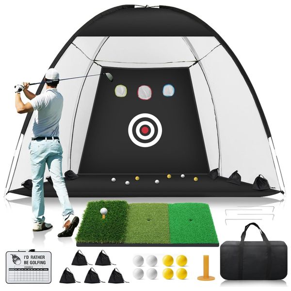 Rede-de-Golfe-com-Tapete-TriTurf-Dobravel-Rede-de-Treino-Imagem-0