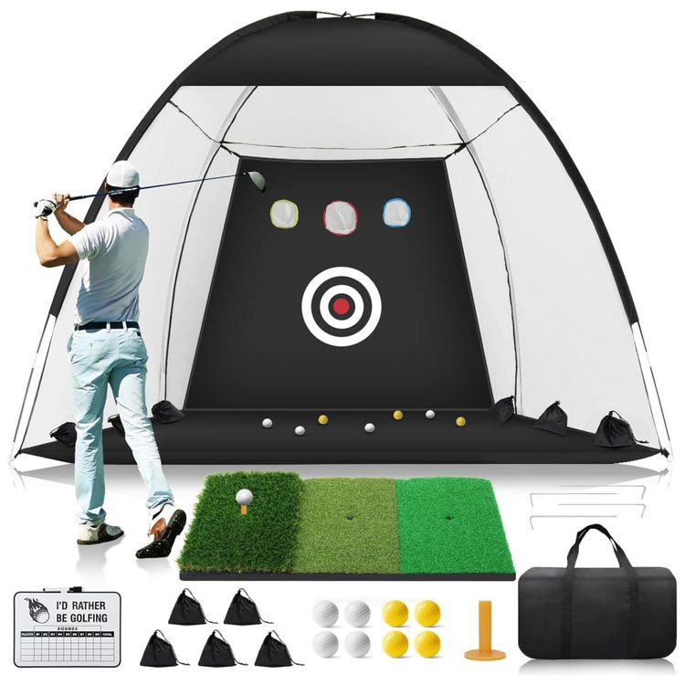 Rede-de-Golfe-com-Tapete-TriTurf-Dobravel-Rede-de-Treino-Imagem-0