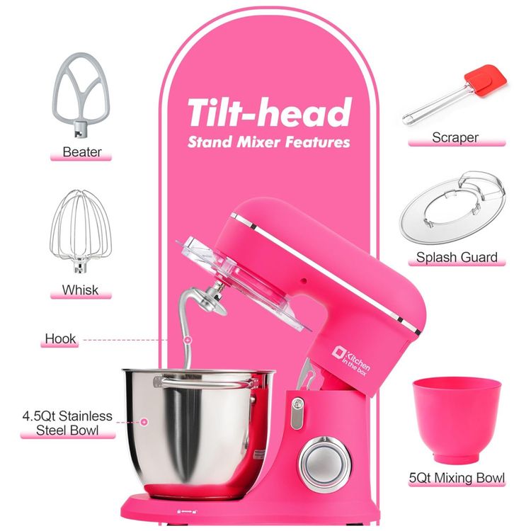 Batedeira-Kitchen-in-the-box-Stand-Mixer-45L-e-5L-Design-Imagem-1