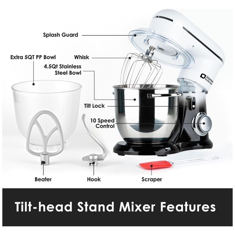 Batedeira-Kitchen-in-the-box-Stand-Mixer-com-2-Tigelas-Imagem-1