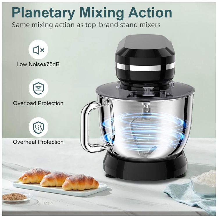 Mixer-Eletrico-HOWORK-10-Velocidades-Com-Tigela-de-Aco-Imagem-2