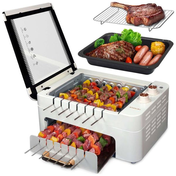Churrasqueira-Eletrica-de-Mesa-3-em-1-com-Espetos-Imagem-0