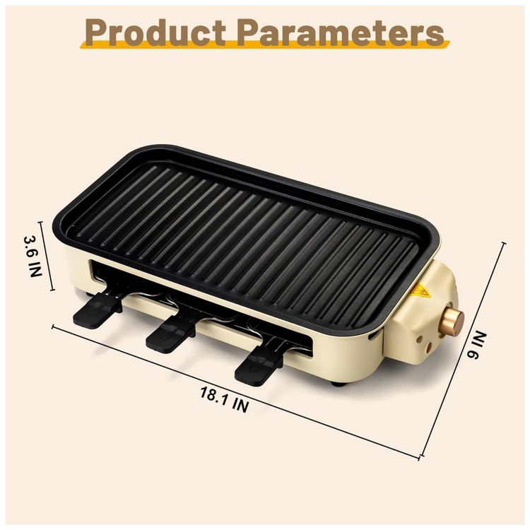Churrasqueira-Eletrica-2-em-1-Pukomc-1500W-com-Placa-Imagem-4