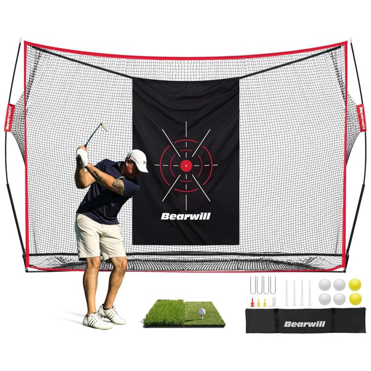 Rede-de-Treino-de-Golfe-Bearwill-3x2m-com-Tapete-Alvo-8-Imagem-0
