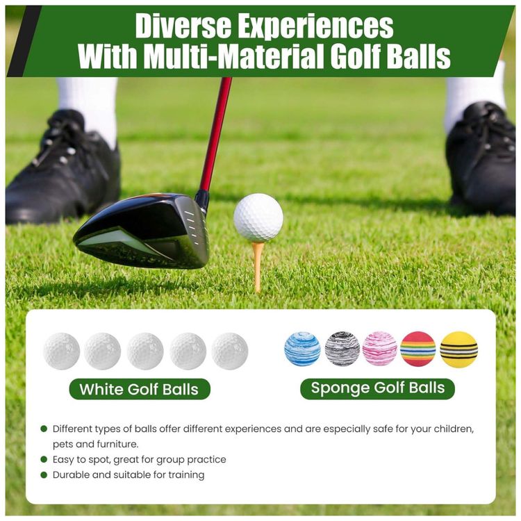 Rede-de-Golfe-com-Alvo-Central-e-4-Bolsos-Tapete-3-em-1-Imagem-5