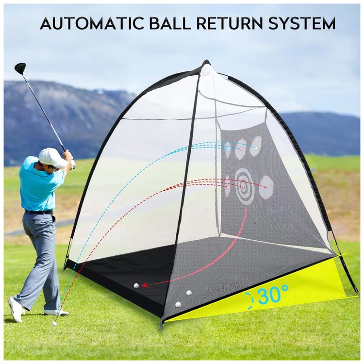 Rede-de-Treino-de-Golfe-com-Retorno-Automatico-de-Bolas-Imagem-2