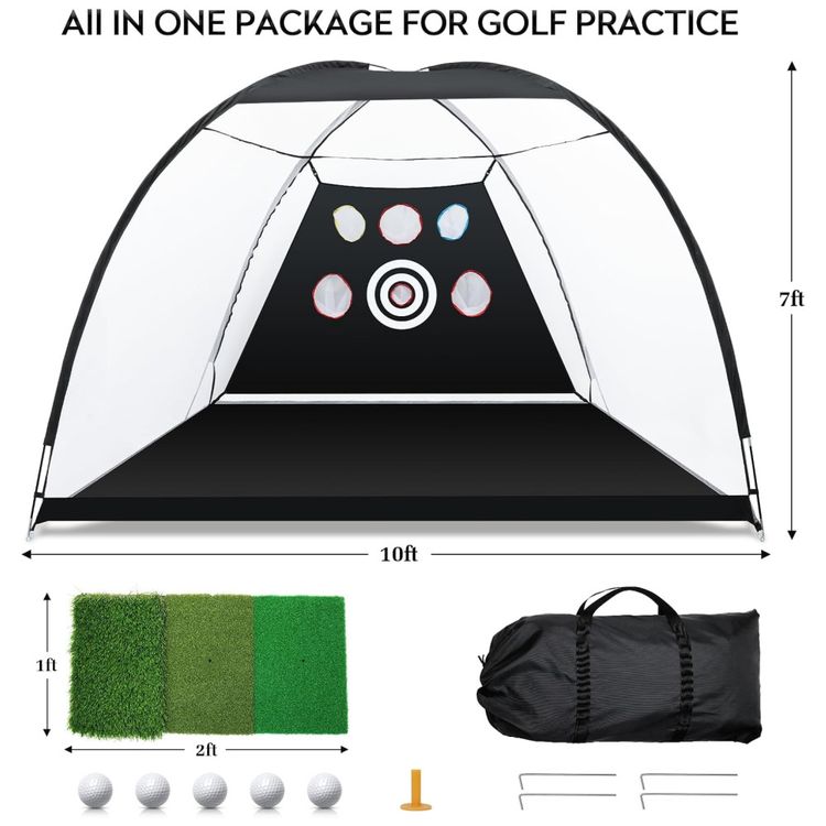 Rede-de-Treino-de-Golfe-com-Retorno-Automatico-de-Bolas-Imagem-6