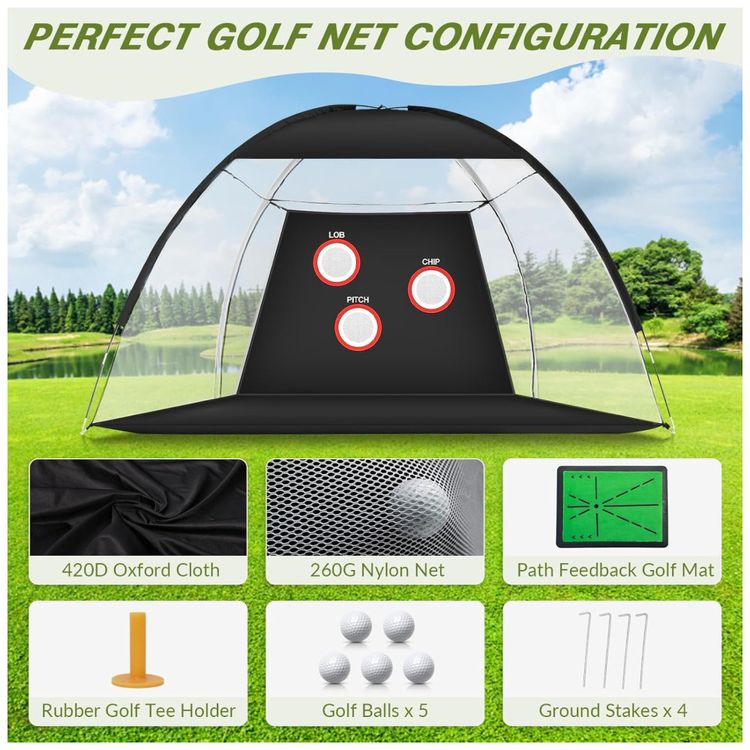 Rede-de-Golfe-3x21m-c--Tapete-de-Tacadas-p--Treino-no-Imagem-5