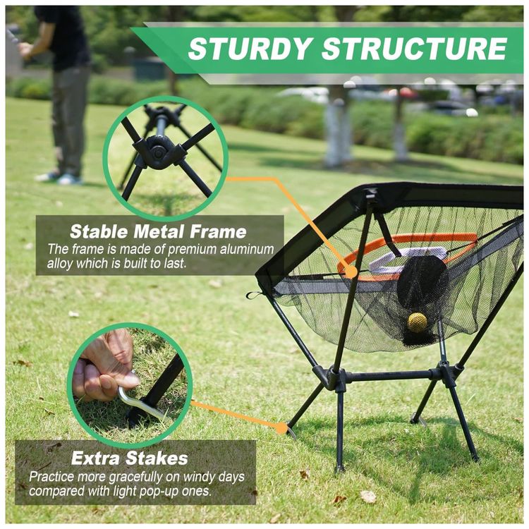 Kit-de-Treino-de-Golfe-para-Quintal-com-Rede-Tapete-e-Imagem-3