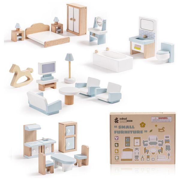 Conjunto-de-Moveis-para-Casa-de-Bonecas-ROBUD-23-Pecas-Imagem-0