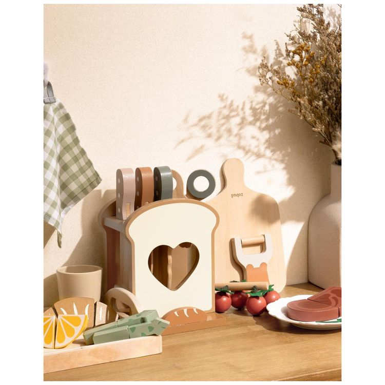 Kit-de-Facas-de-Cozinha-Infantil-ROBUD-16-pecas-em-Madeira-Imagem-2