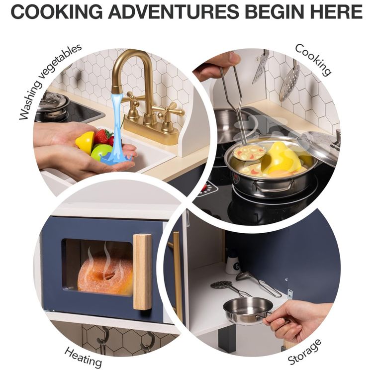 Cozinha-Educativa-de-Madeira-ROBUD-com-Luzes-e-Sons-para-Imagem-3