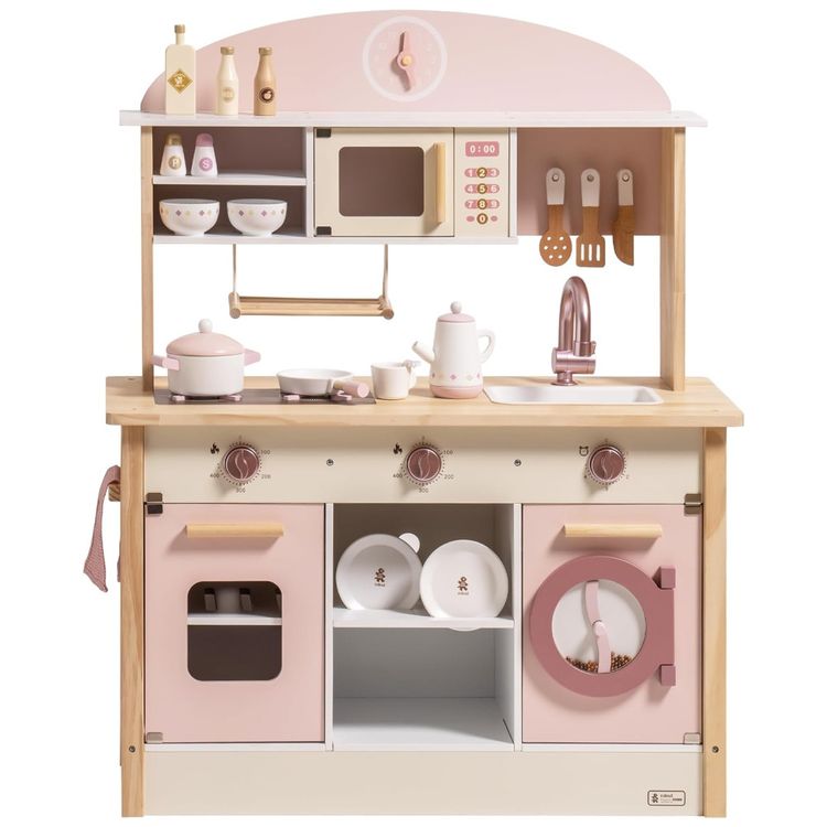 Cozinha-Educativa-de-Brinquedo-ROBUD-em-Madeira-com-Imagem-0