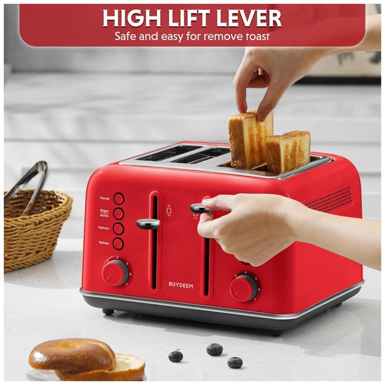 Torradeira-BUYDEEM-DT640-4-Fatias-Slots-Largos-Aco-Inox-Imagem-3