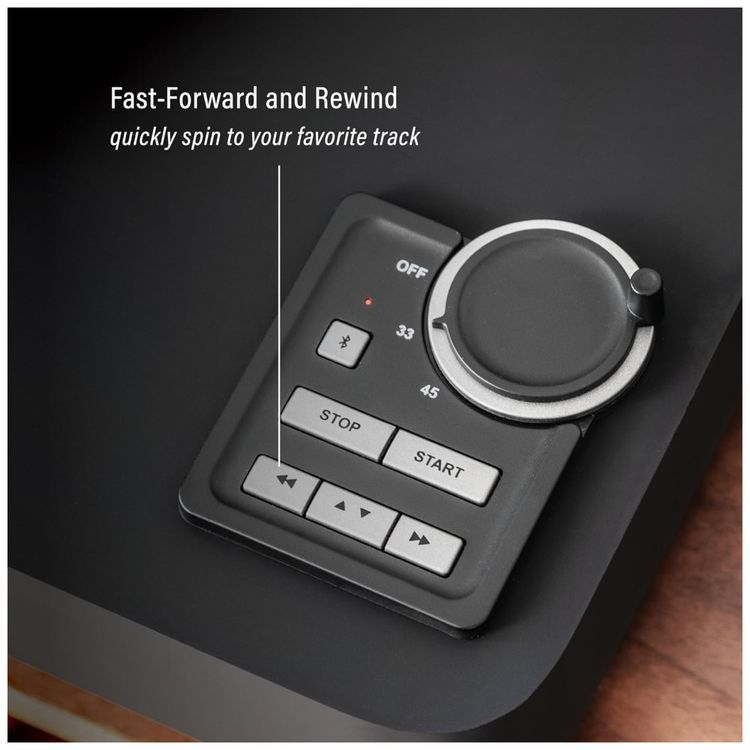 Toca-Discos-Crosley-C300ABK-com-Bluetooth-Acionamento-por-Imagem-3