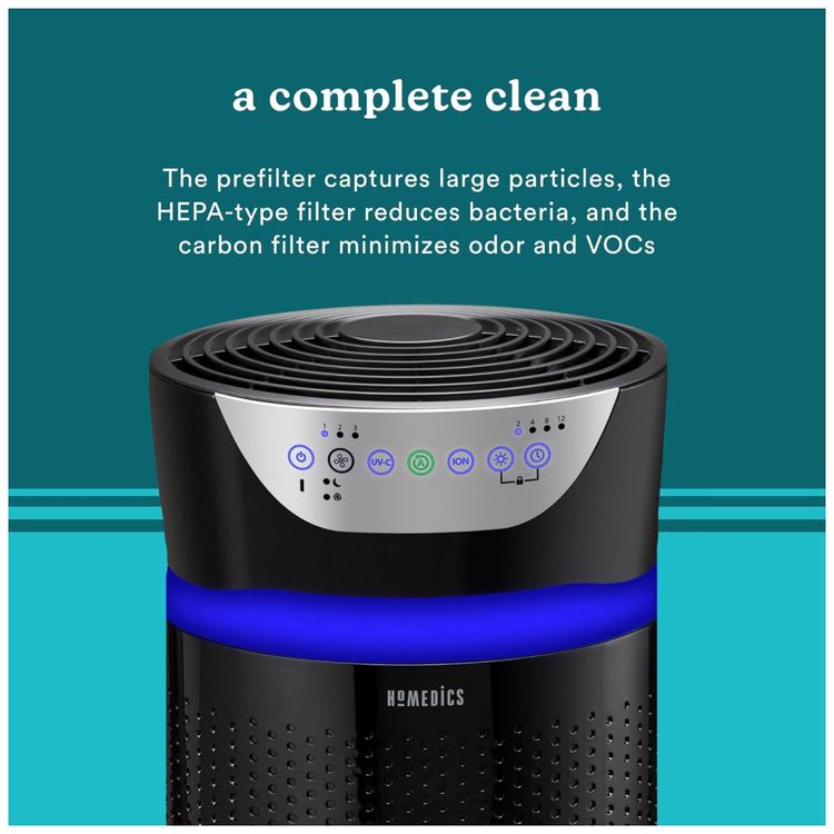 Purificador-de-Ar-Homedics-5-em-1-com-Filtro-HEPA-de-360°-Imagem-3