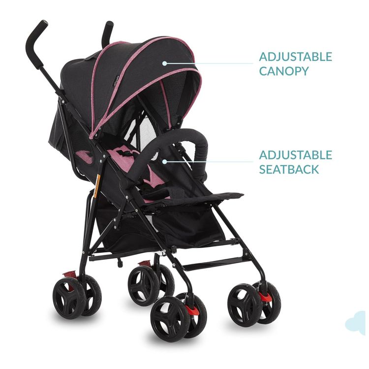 Carrinho-de-Bebe-Dream-On-Me-Vista-Moonwalk-em-Rosa-e-Imagem-5