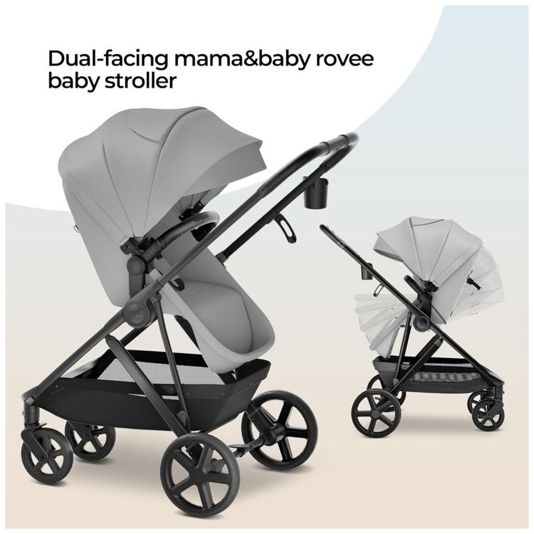 Carrinho-de-Bebe-MAMA-BABY-Rovee-Bassinet-2-em-1-Assento-Imagem-5