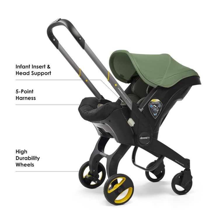 Sistema-de-Viagem-All-in-One-Doona-Car-Seat-Stroller-Verde-Imagem-2