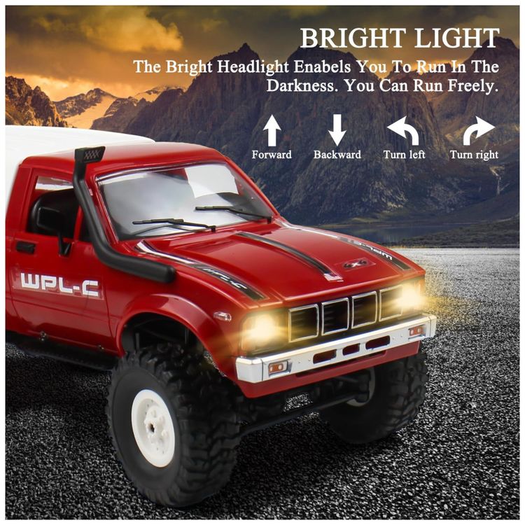 Caminhao-de-Controle-Remoto-Todo-Terreno-WPL-C24-4x4-Escala-Imagem-1