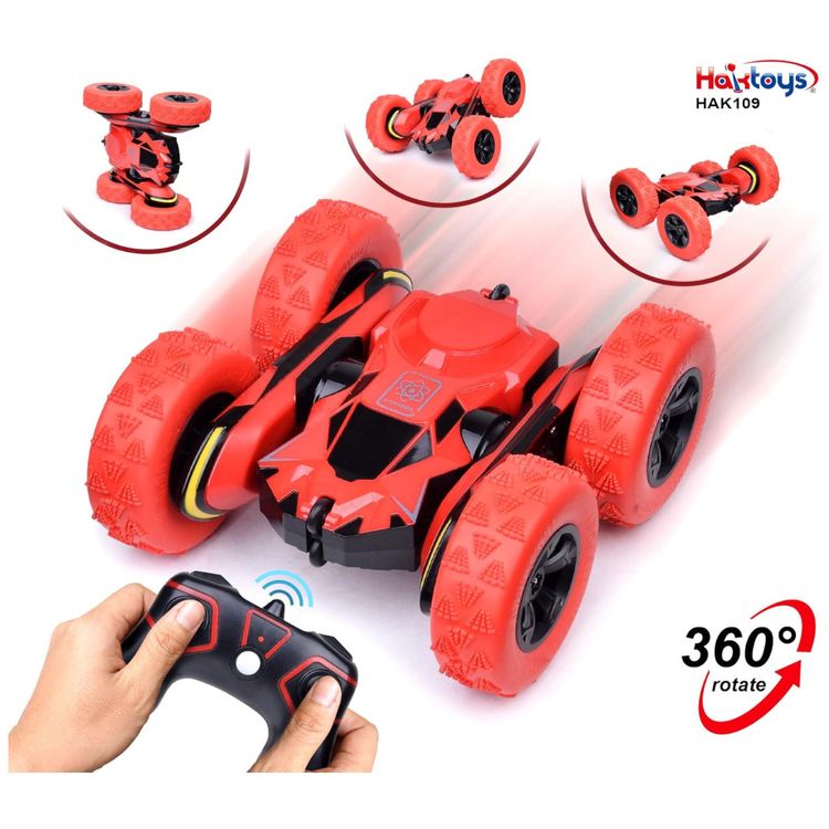 Mini-Carro-de-Controle-Remoto-Haktoys-com-Acrobacias-360°-e-Imagem-1
