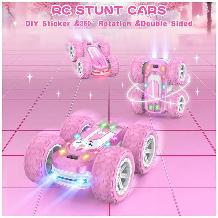 Carrinho-de-Controle-Remoto-Rosa-para-Meninas-Carro-RC-com-Imagem-1