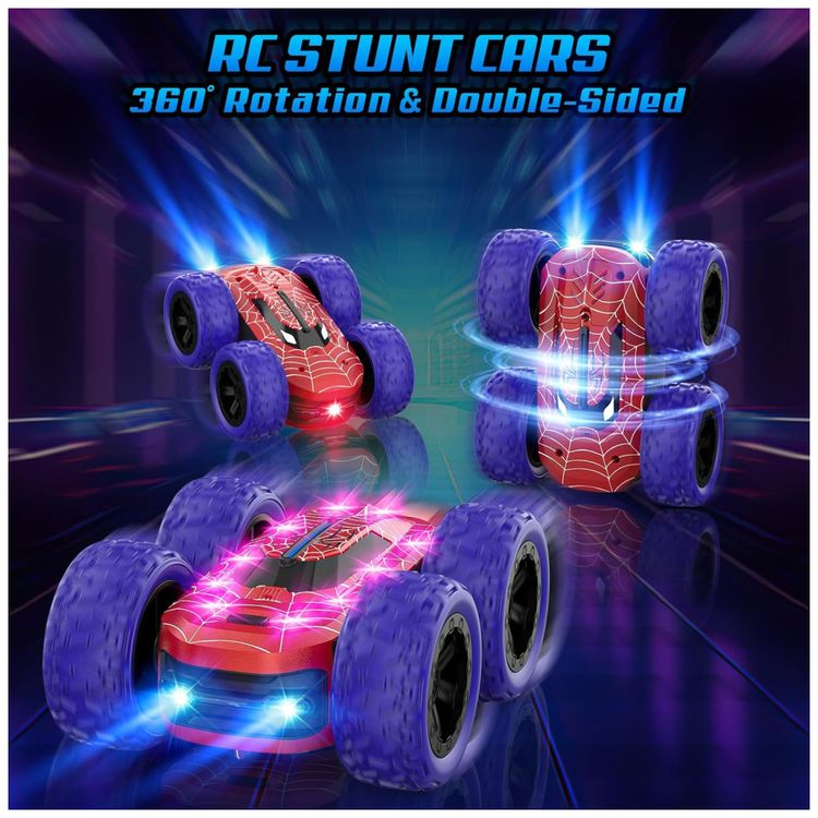 Mini-Carro-de-Controle-Remoto-4x4-com-Luzes-LED-Acrobacias-Imagem-1