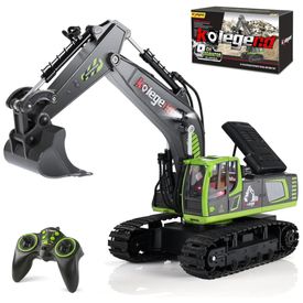 Mini-Escavadeira-RC-Kolegend-41cm---Veiculo-de-Construcao-Imagem-0