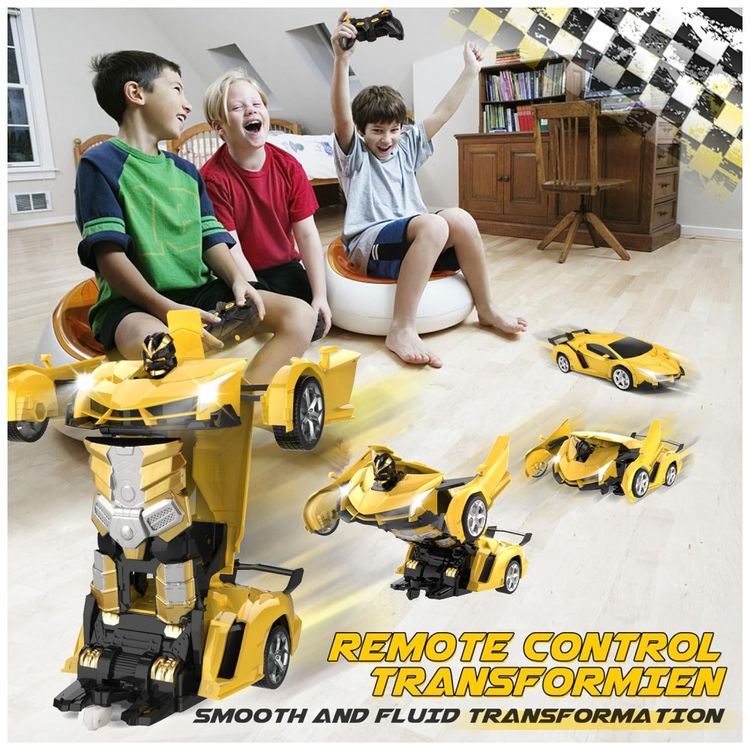Carro-de-Controle-Remoto-Transformavel-para-Criancas-de-4-a-Imagem-1