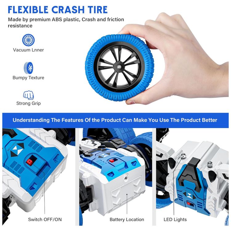 Mini-Automovel-RC-4x4-Off-Road-com-Manobras-360°-Imagem-1