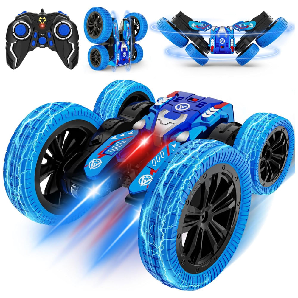 Mini Carro de Controle Remoto 4x4 com Acrobacias de 360° - Brinquedo Recarregável para Meninos de 3 a 12 Anos,Rcabcar