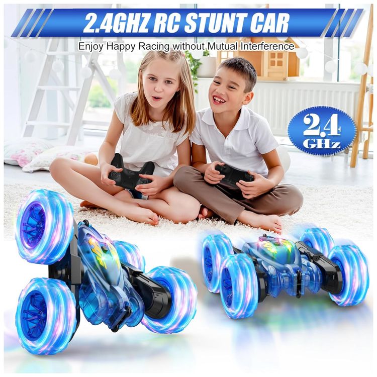 Carrinho-de-Controle-Remoto-com-Luzes-Coloridas-e-Recarga-Imagem-2