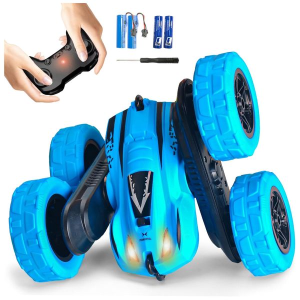 Mini-Carro-RC-Turbo-Veloz-360°-com-Farois-Recarregavel---Imagem-0