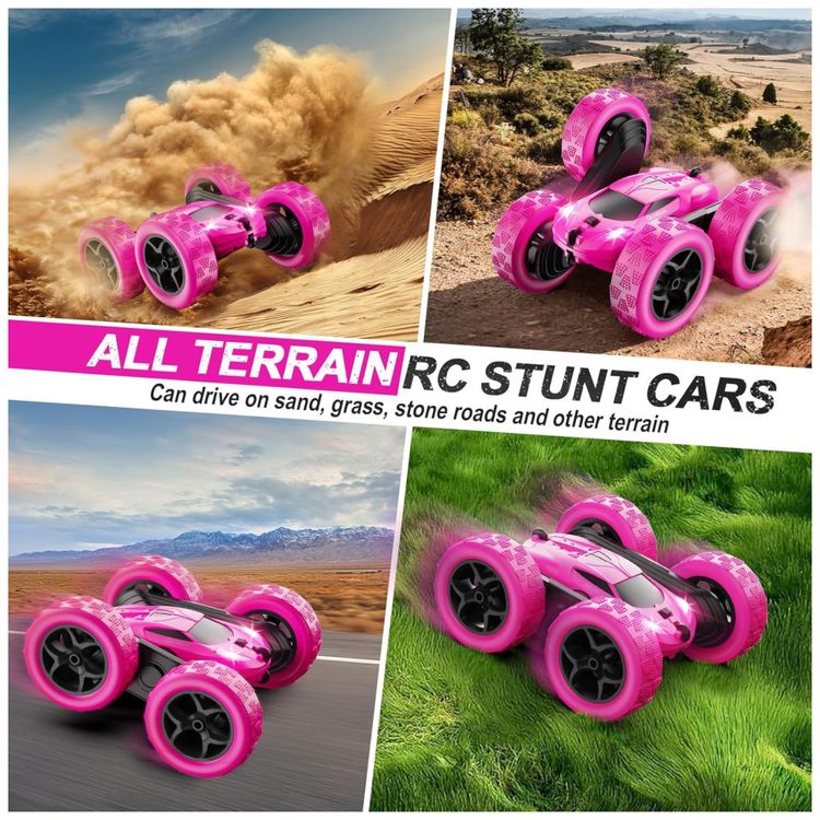 Carrinho-de-Controle-Remoto-Rosa-para-Meninas-Carro-de-Imagem-4