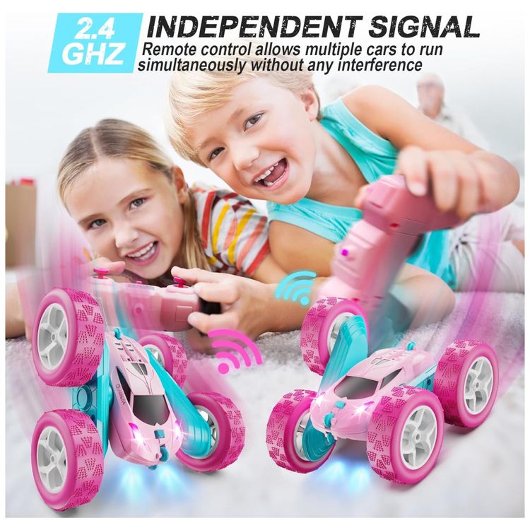 Carro-de-Controle-Remoto-Rosa-para-Meninas-Carro-de-Imagem-2