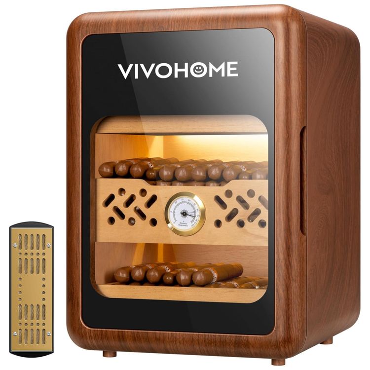 VIVOHOME-Umidor--Armario-de-Cedro-Espanhol-c--3-Prateleiras-Imagem-0