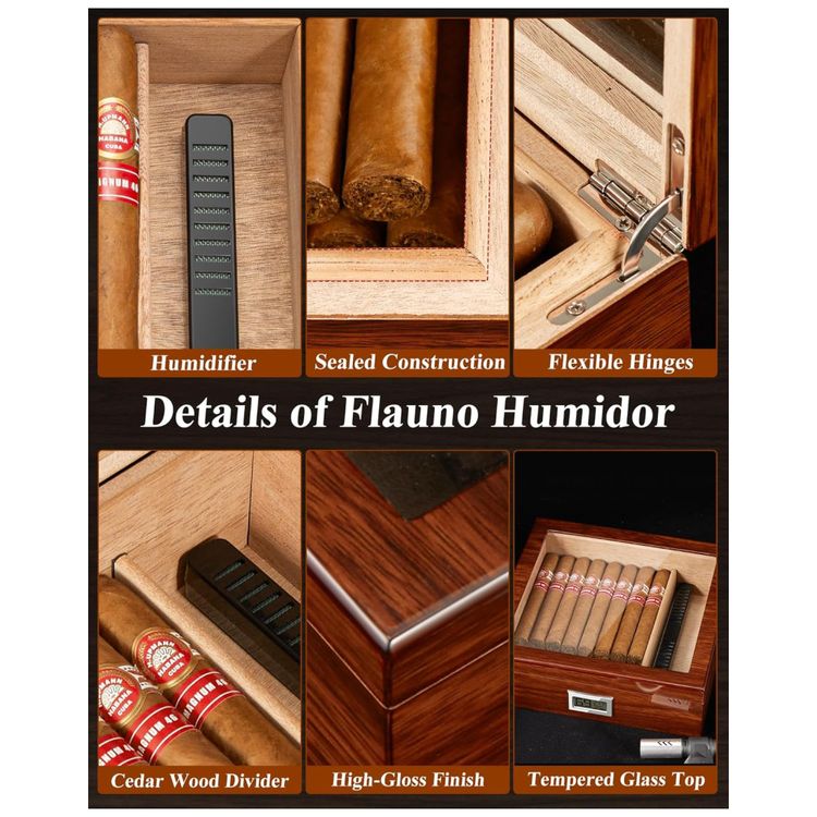 Umidor-Flauno-com-Kit-Completo--Luminaria-Cinzeiro-Imagem-6