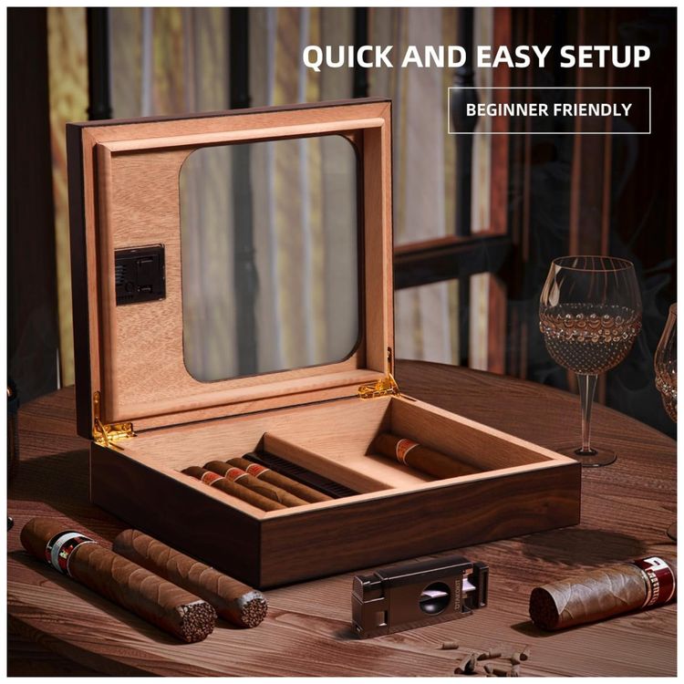 Umidor-de-Charutos-OTAKOKIT-com-Design-Moderno-de-Vidro-Imagem-5