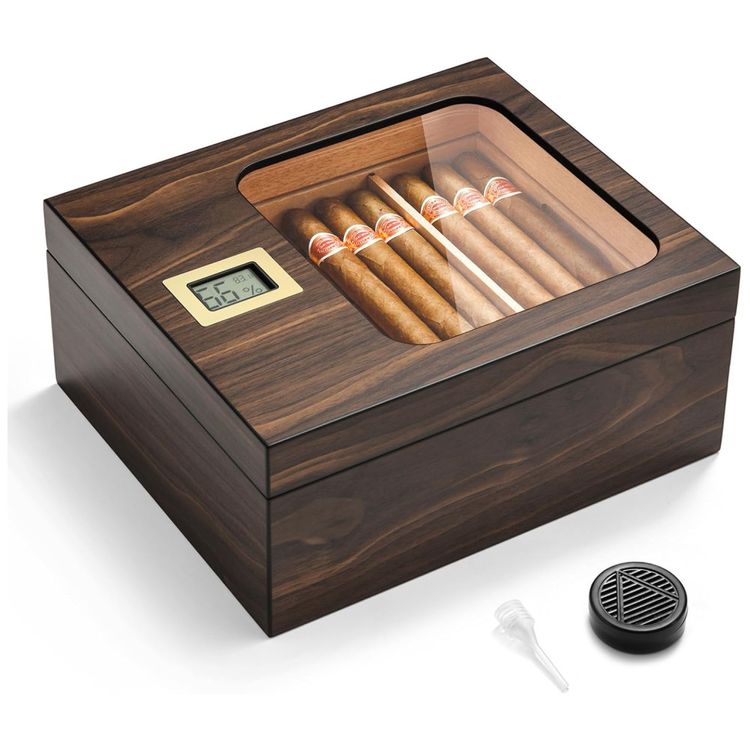 Umidor-de-Charutos-OTAKOKIT-Caixa-de-Cedro-com-Design-Imagem-0