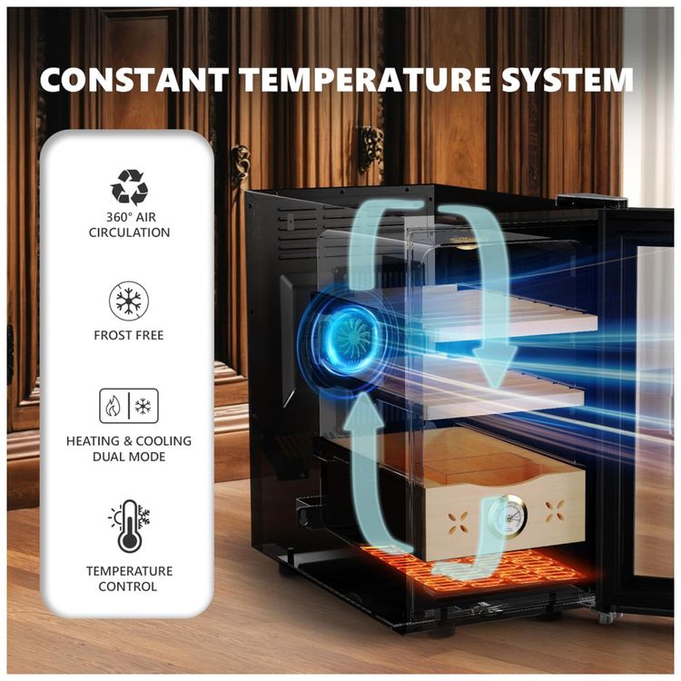 Umidor-de-Charutos-Eletrico-EUHOMY-25-Litros-com-Controle-Imagem-2