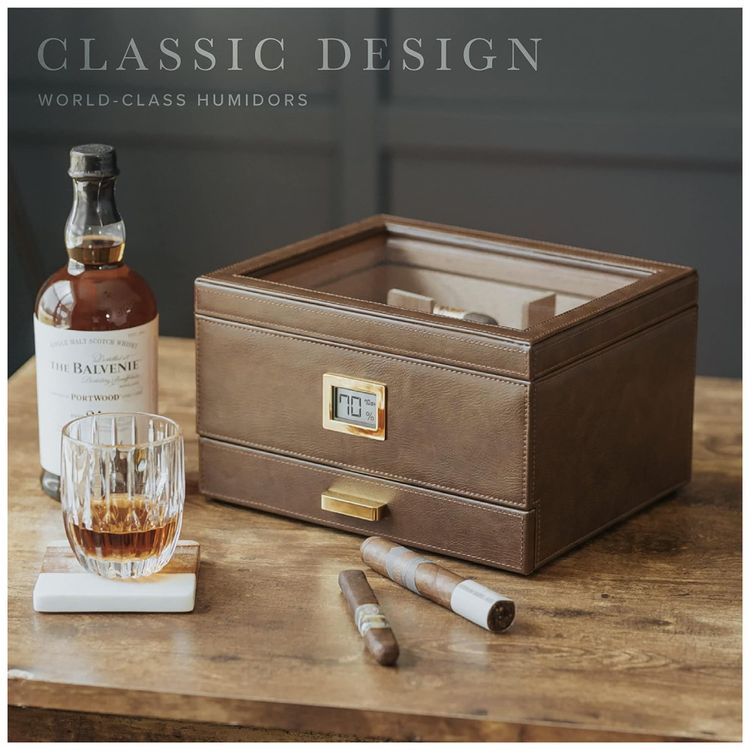 Umidor-de-Charutos-Elegante-Monogramada-Belmont-com-Tampo-Imagem-3